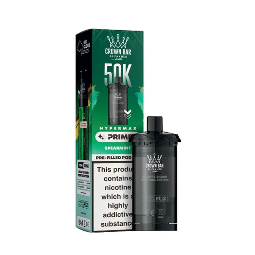 Al Fakher Crown Bar 50K Hypermax Prefilled Pods - Spearmint
