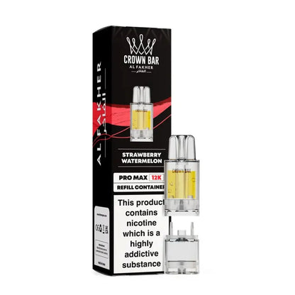 Al Fakher Crown Bar Pro Max 12K Prefilled Pods - Strawberry Watermelon