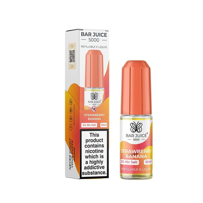 Bar Juice 5000 Strawberry Banana 10ml Nic Salt E-Liquid