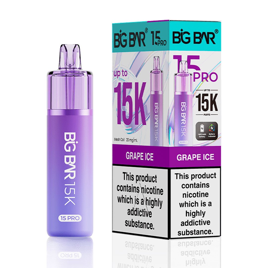 Big Bar Pro 15K Prefilled Pod Kit - Grape Ice