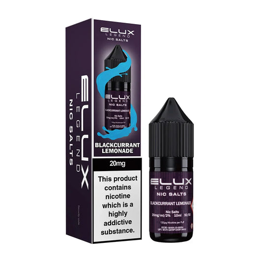 Blackcurrant Lemonade Elux Legend 10ml Nic Salt