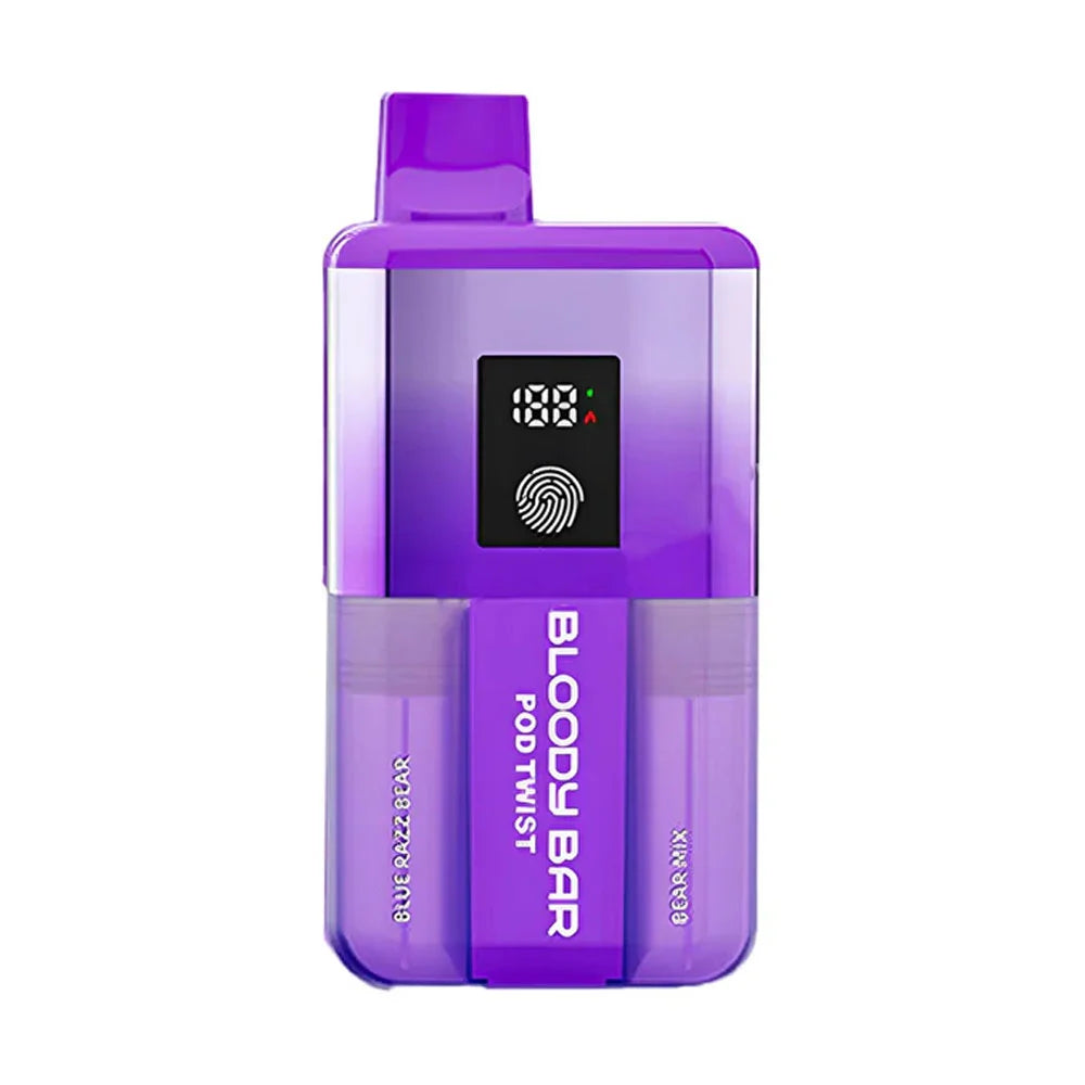 Bloody Bar Pod Twist 20K Prefilled Pod Kit - Blue Razz Bear / Bear Mix