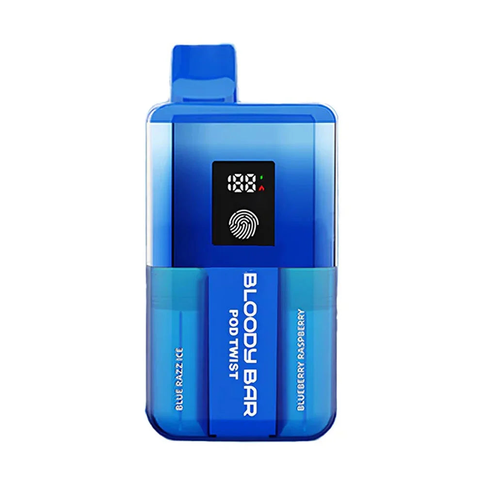 Bloody Bar Pod Twist 20K Prefilled Pod Kit - Blue Razz Ice / Blueberry Raspberry