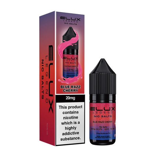 Blue Razz Cherry Elux Legend 10ml Nic Salt