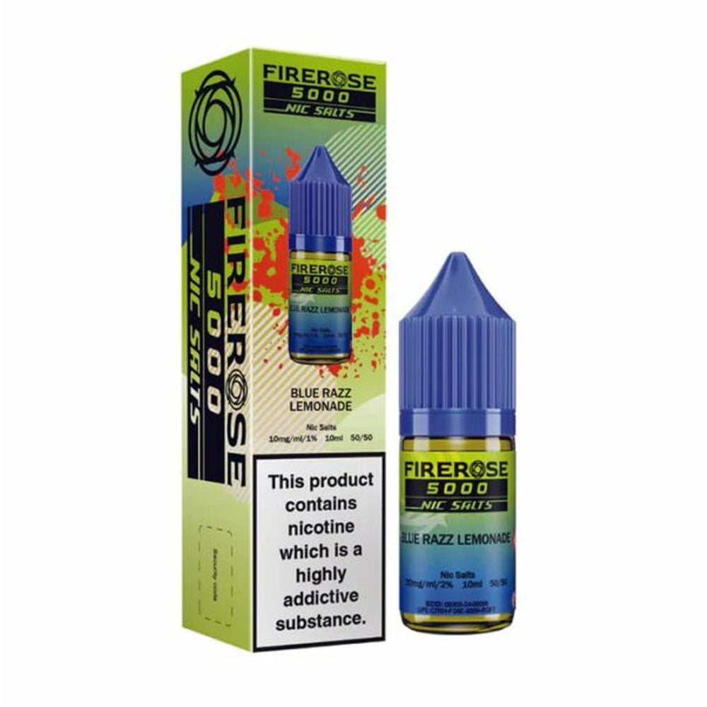 Blue Razz Lemonade Firerose 5000 10ml Nic Salt E Liquid