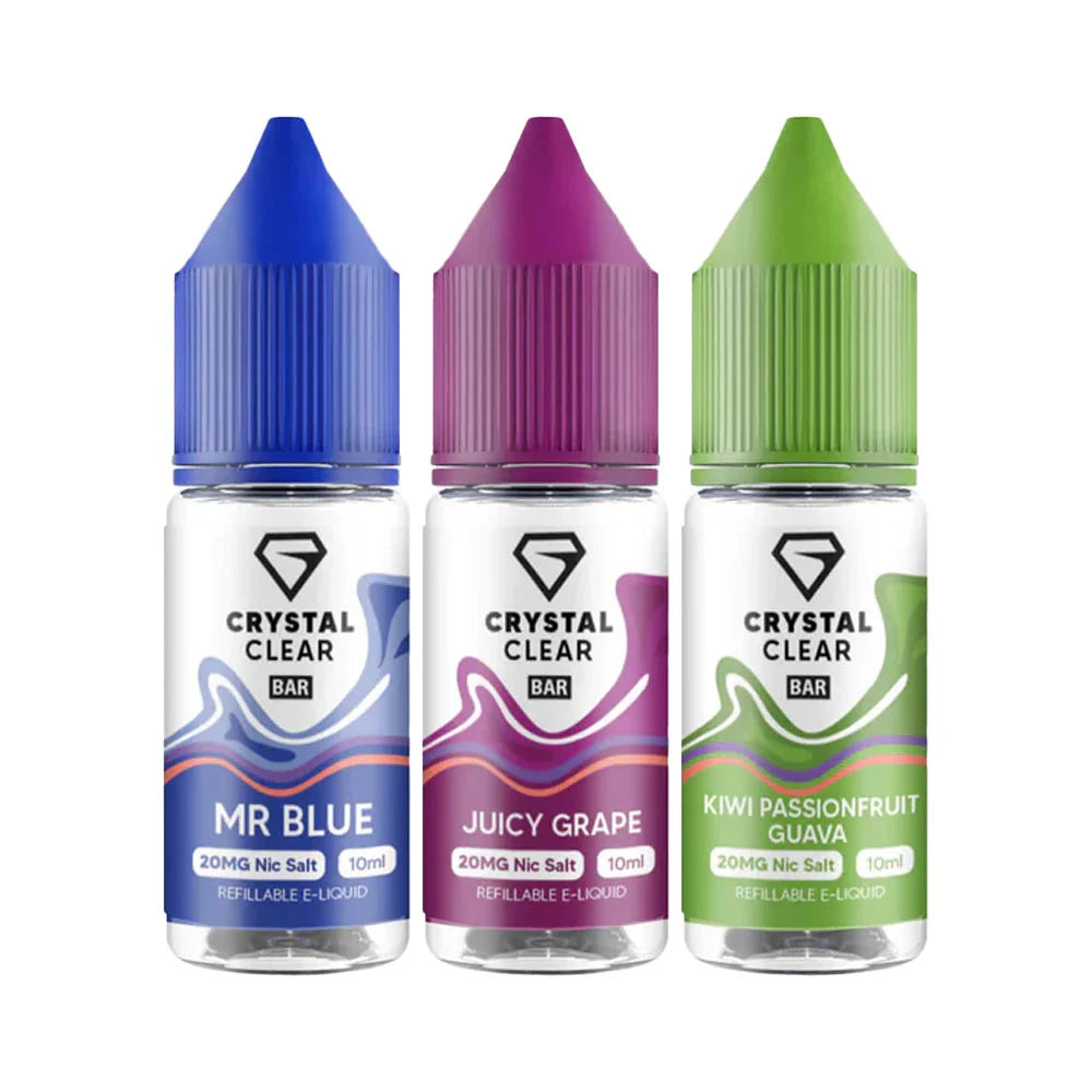 Crystal Clear Bar 10ml Nic Salt E Liquid