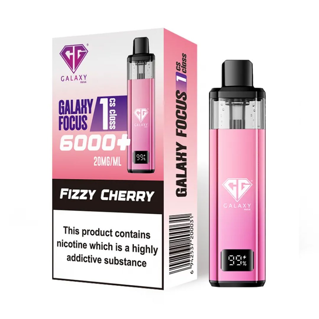 Crystal Galaxy Focus 1 6000 Prefilled Pod Kit - Fizzy Cherry