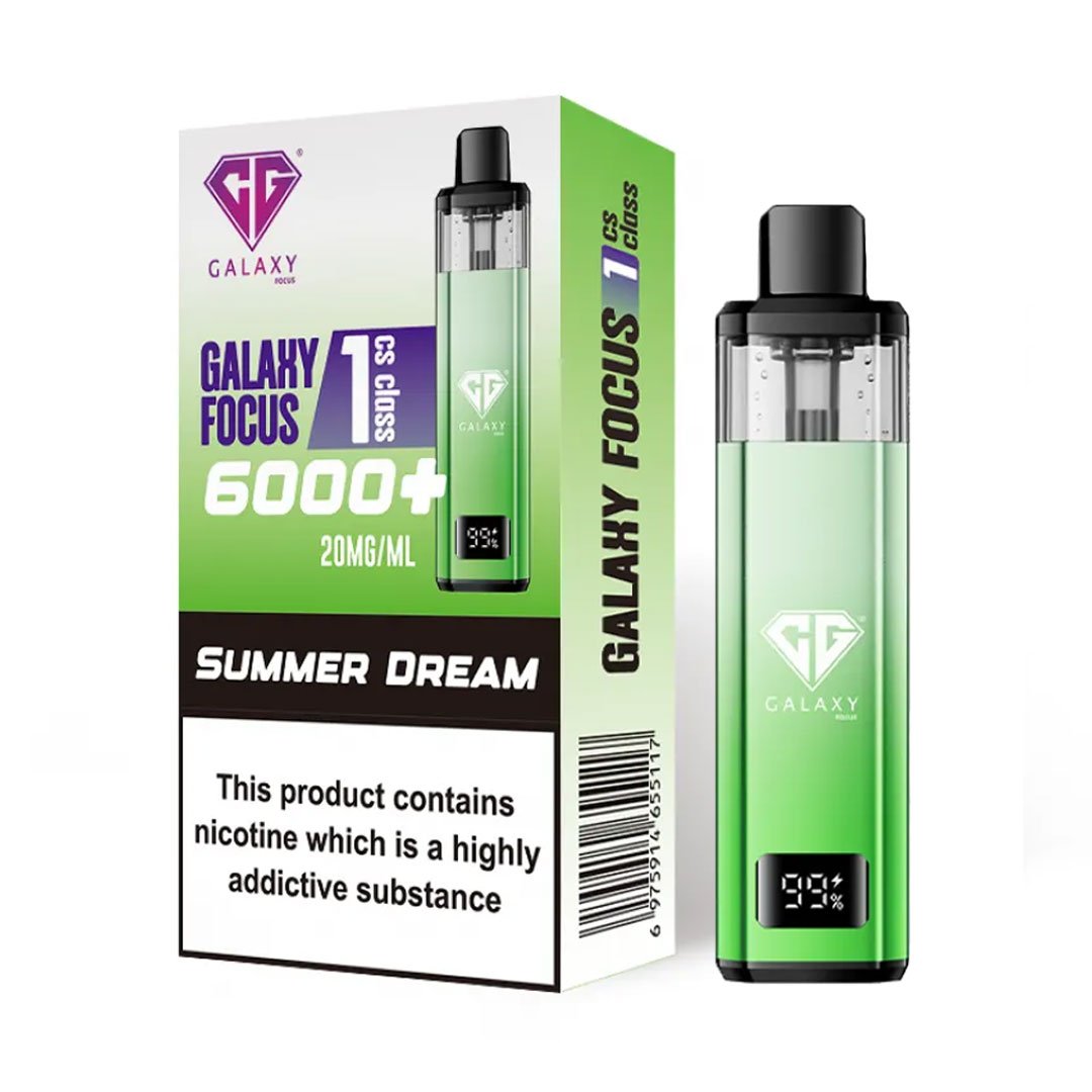 Crystal Galaxy Focus 1 6000 Prefilled Pod Kit - Summer Dream