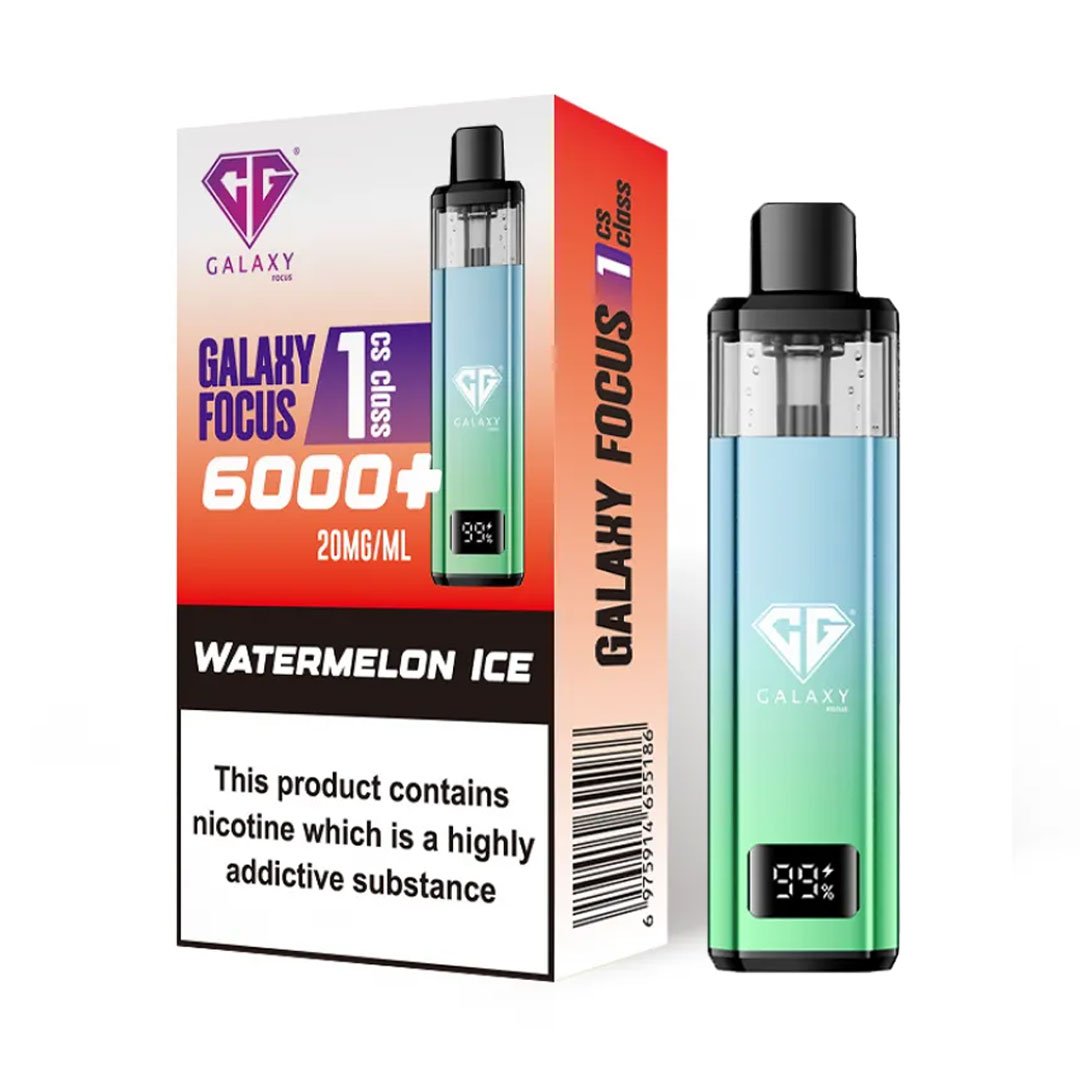 Crystal Galaxy Focus 1 6000 Prefilled Pod Kit - Watermelon Ice