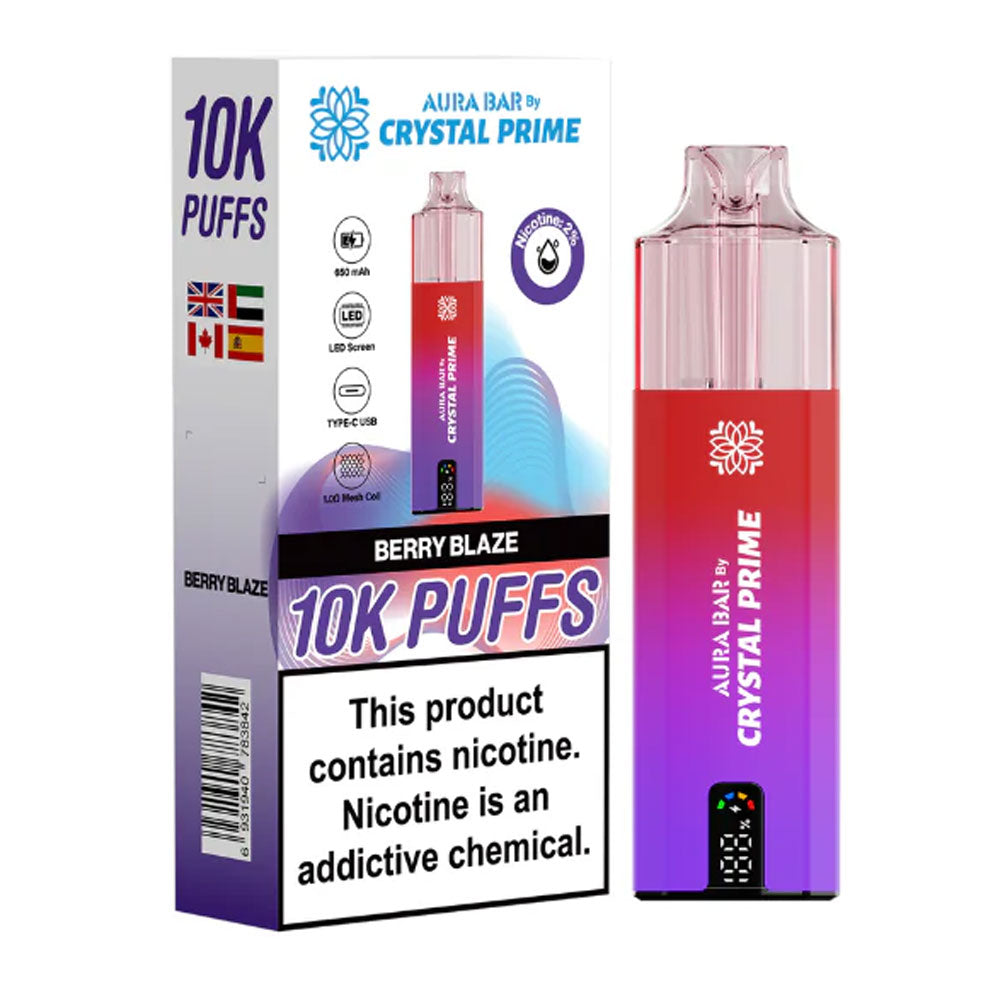 Buy Crystal Prime Aura Bar 10K Disposable Vape | 2 For 20 Buy Crystal Prime Aura Bar 10K Disposable Vape | 2 For 20