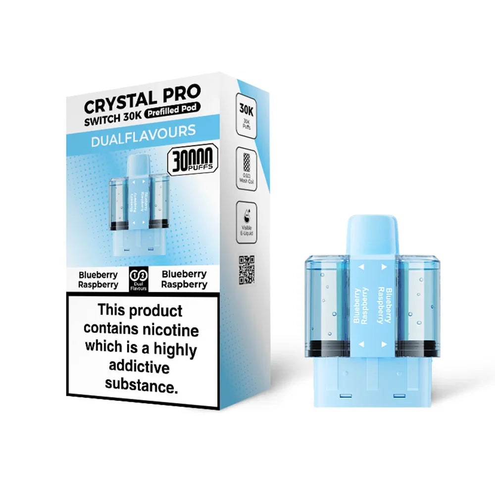 Crystal Pro Switch 30K Blueberry Raspberry / Blueberry Raspberry prefilled pods