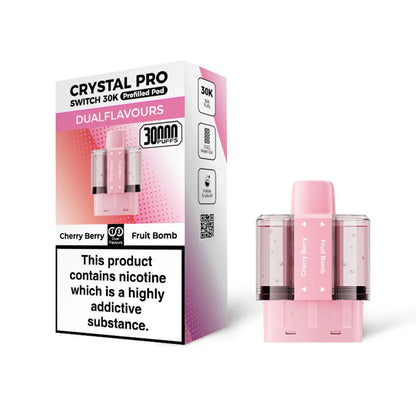 Crystal Pro Switch 30K Cherry Berry / Fruit Bomb prefilled pods