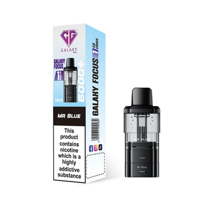 Crystal Galaxy Focus 1 6000 Prefilled Pods