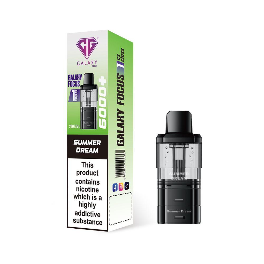 Crystal Galaxy Focus 1 6000 Prefilled Pods