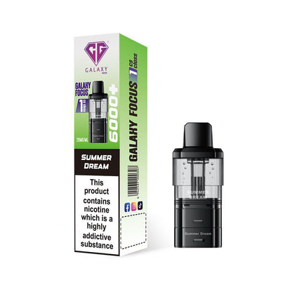 Crystal Galaxy Focus 1 6000 Prefilled Pods