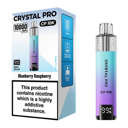 Crystal Pro CP 10K Blueberry Raspberry vape kit