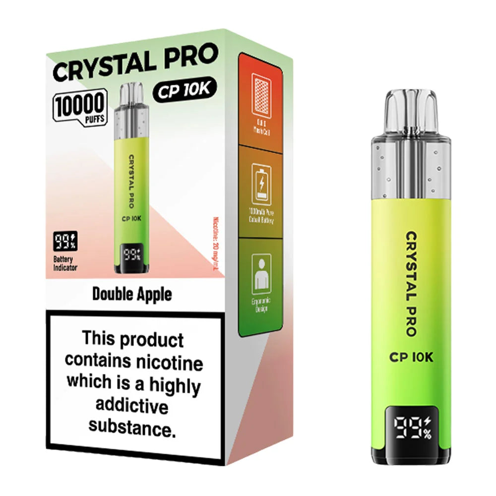 Crystal Pro CP 10K Double Apple vape kit