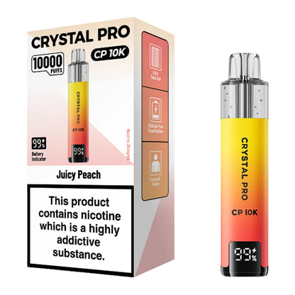 Crystal Pro CP 10K Juicy Peach vape kit