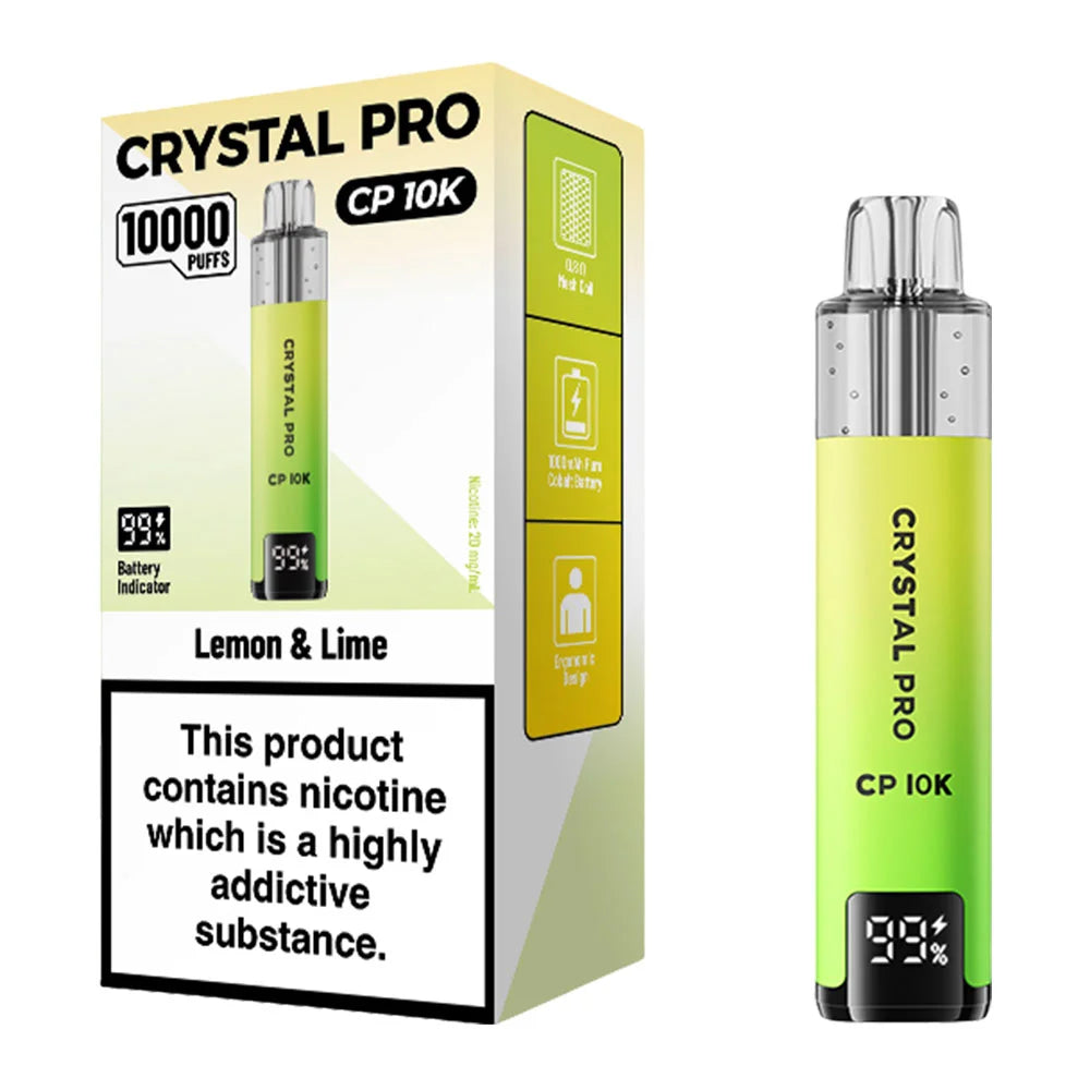 Crystal Pro CP 10K Lemon & Lime vape kit