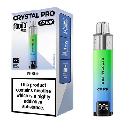 Crystal Pro CP 10K Mr Blue vape kit