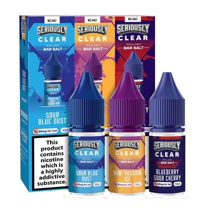 Doozy Seriously Crystal Clear 10ml Nic Salts E Liquids