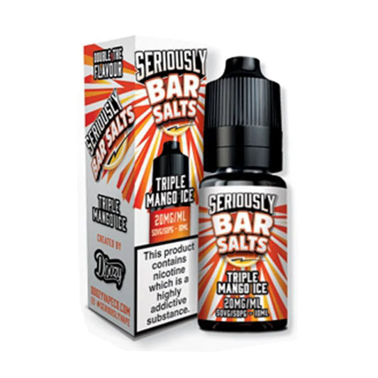 Doozy Vape Seriously Bar Triple Mango Ice 10ml Nicsalt E Liquid