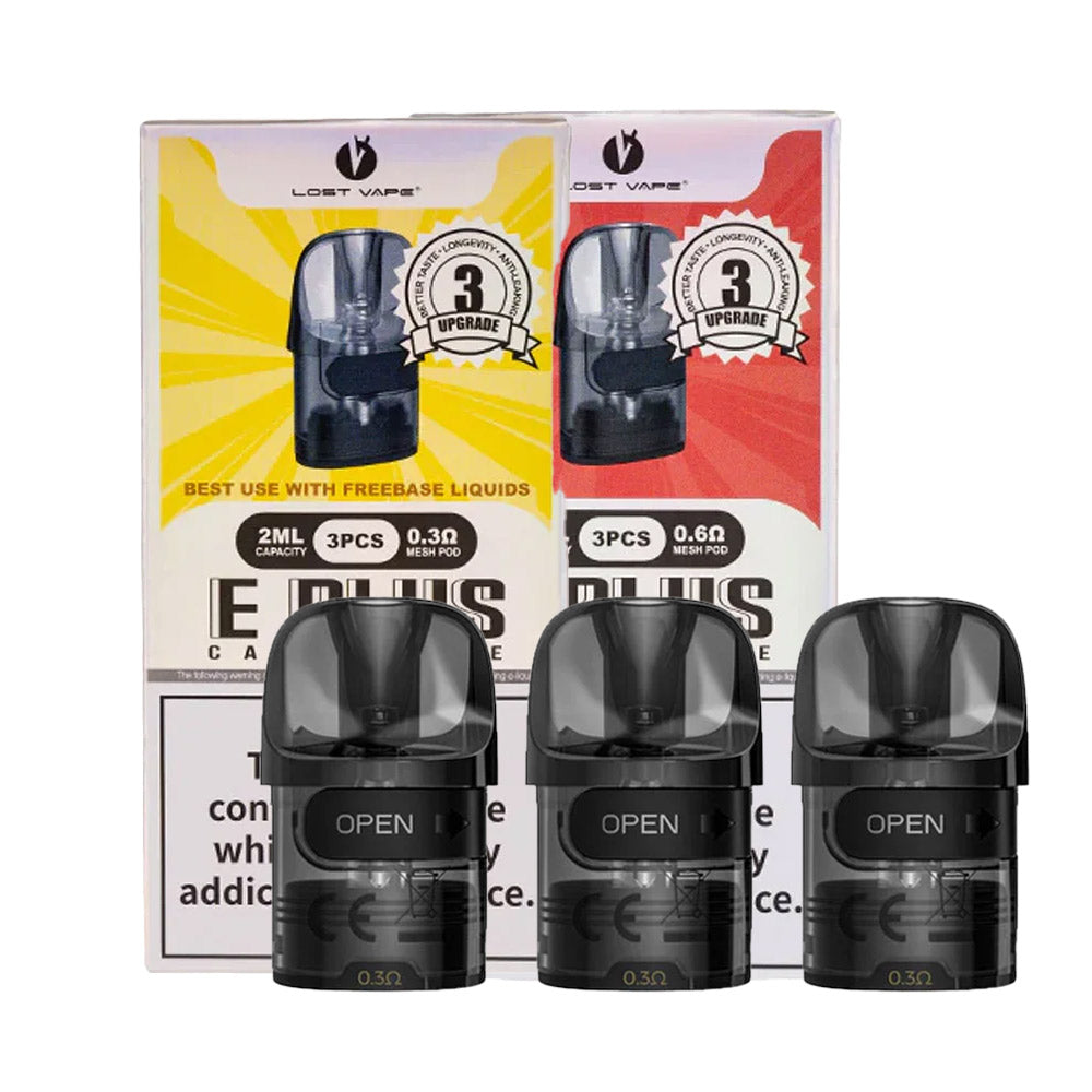 Lost Vape E Plus Replacement Pods (Pack of 3)