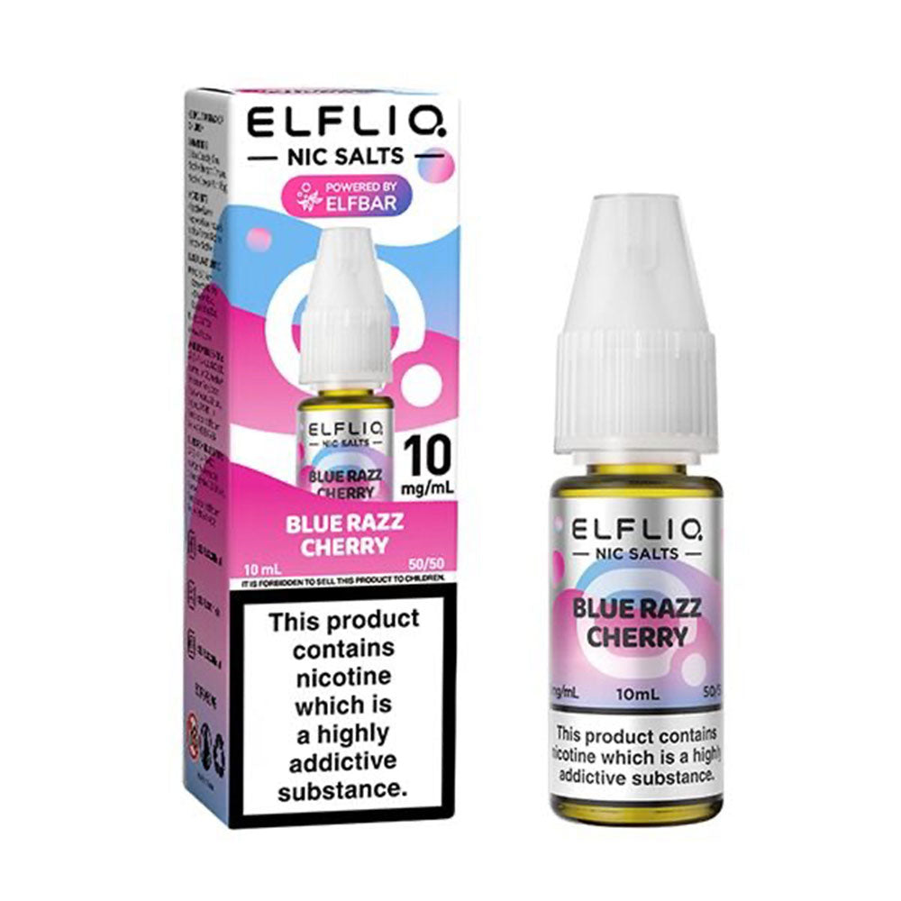 ELFLIQ Blue Razz Cherry 10ml Nic Salt E Liquid