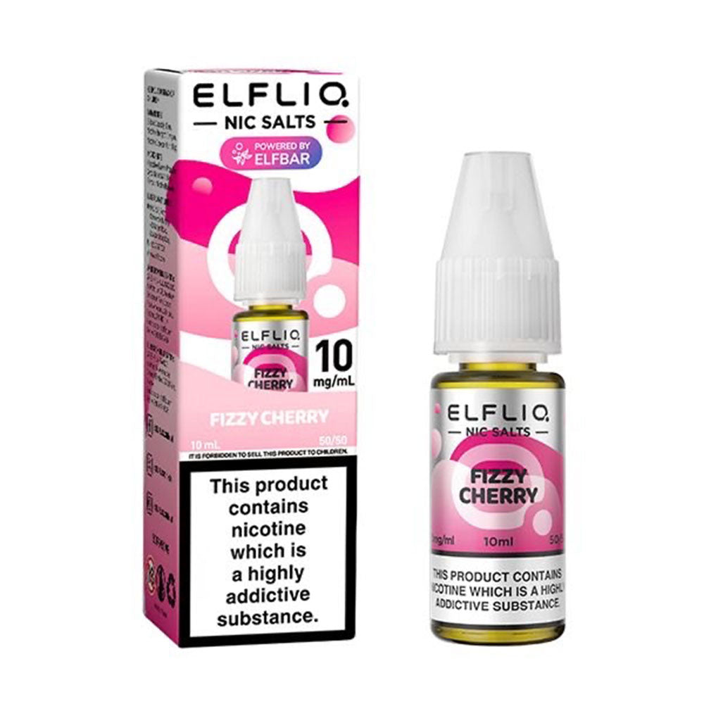 ELFLIQ Fizzy Cherry 10ml Nic Salt E Liquid
