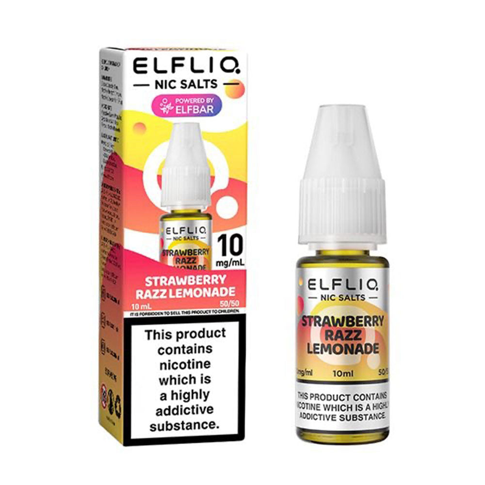 ELFLIQ Strawberry Razz Lemonade 10ml Nic Salt E Liquid