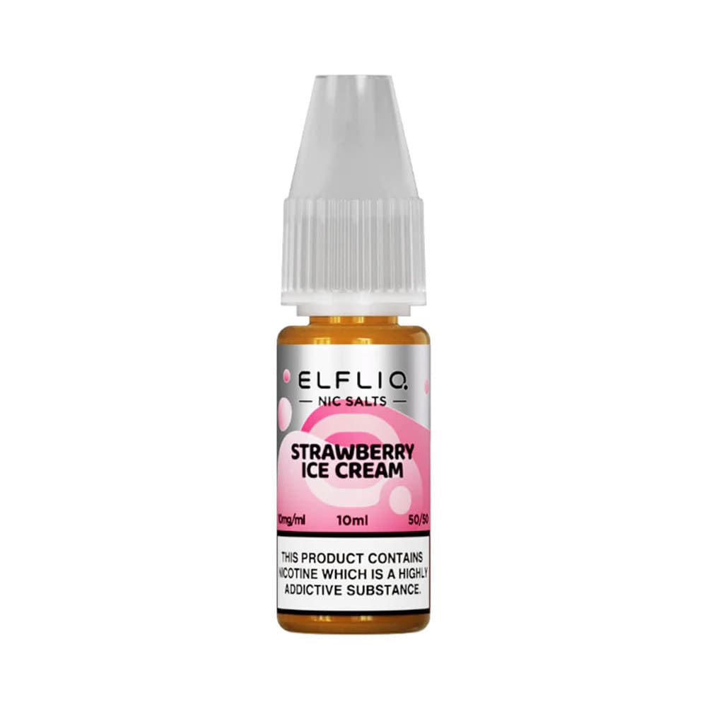 ELFLIQ-Strawberry-Ice-Cream-10ml-Nic-Salt-E-Liquid