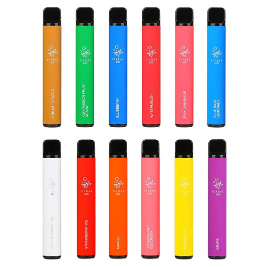 Elf Bar 600 Puffs Disposable Vape