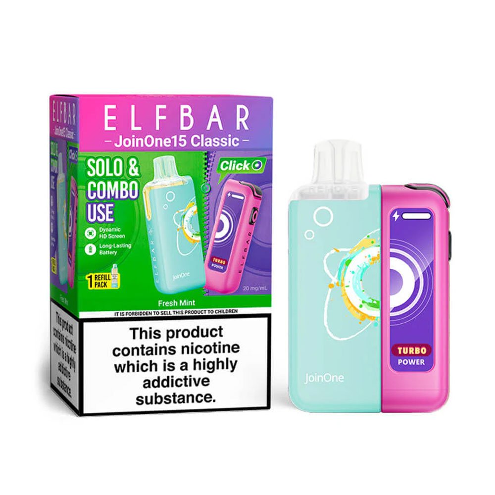 Elf Bar JoinOne 15 Classic Prefilled Pod Kit - Fresh Mint