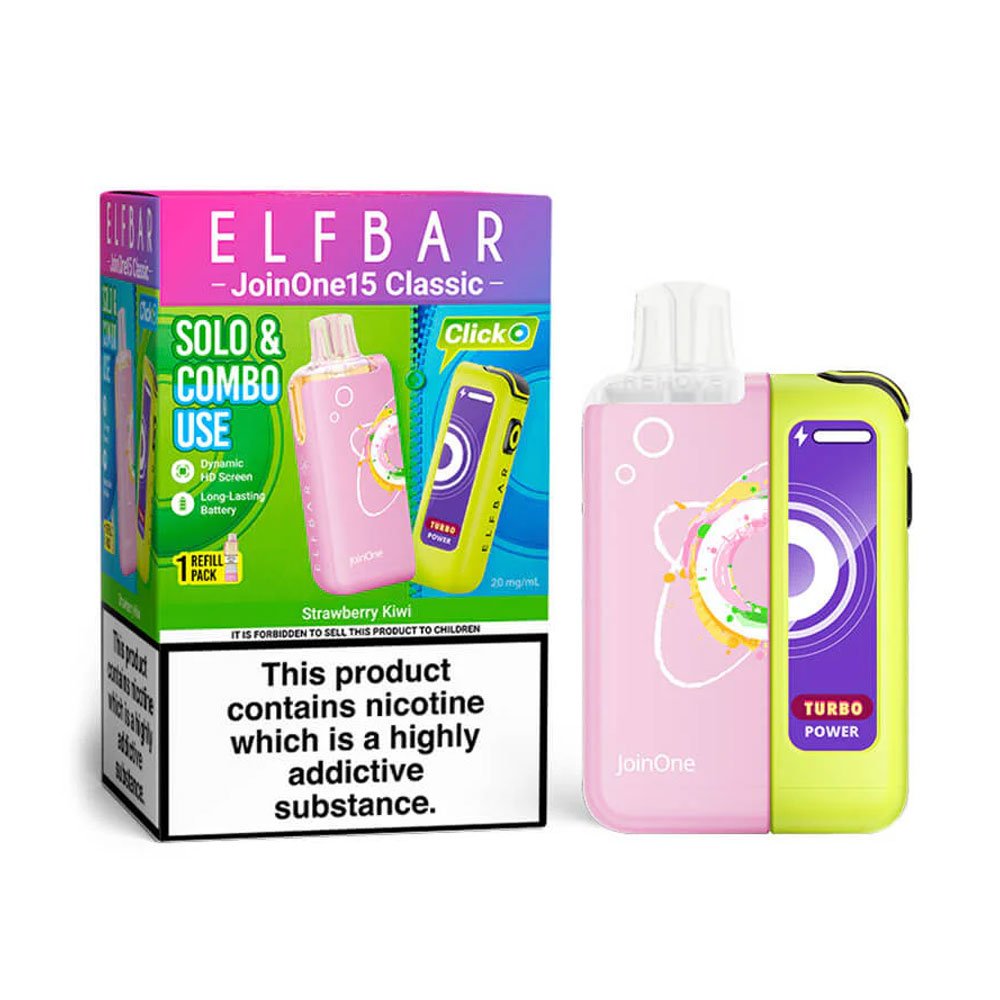 Elf Bar JoinOne 15 Classic Prefilled Pod Kit - Strawberry Kiwi