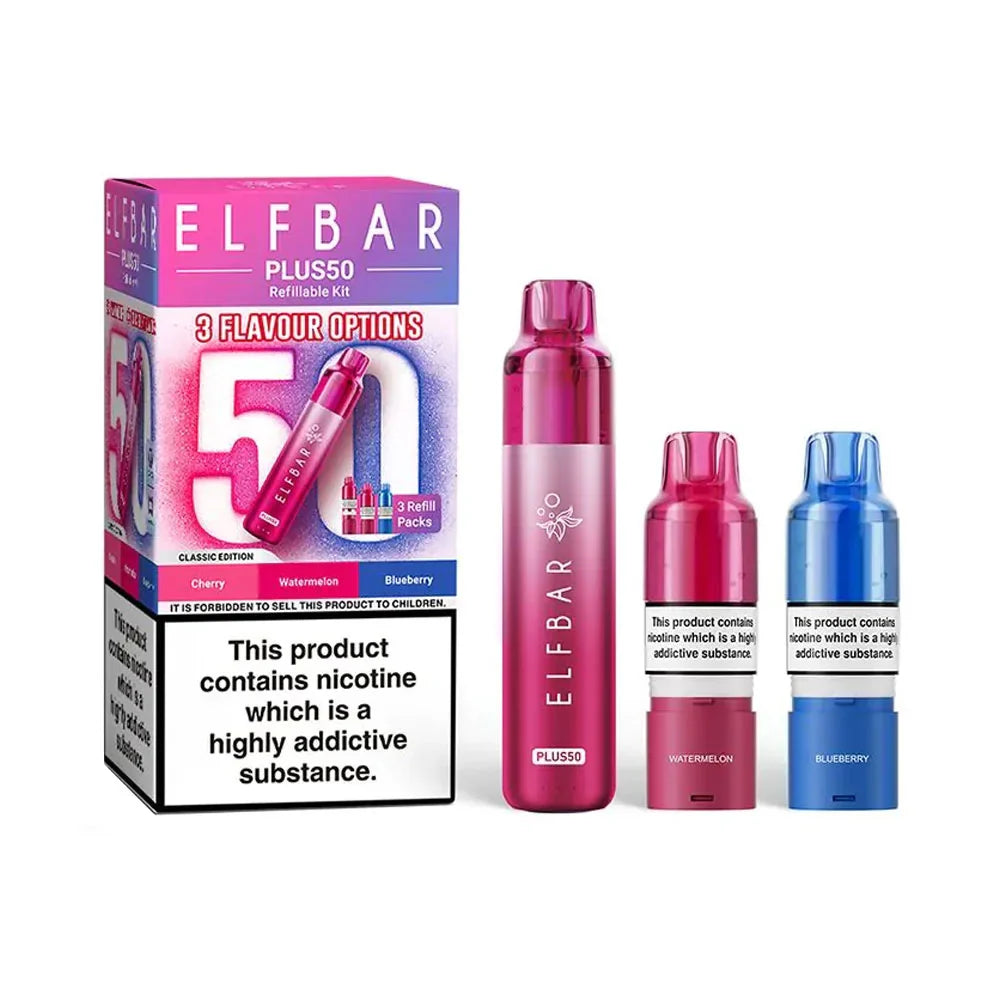 Elf Bar Plus 50 Refillable Pod Kit - Classic Edition