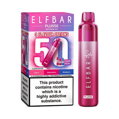 Elf Bar Plus 50K Puffs Prefilled Pod Kit