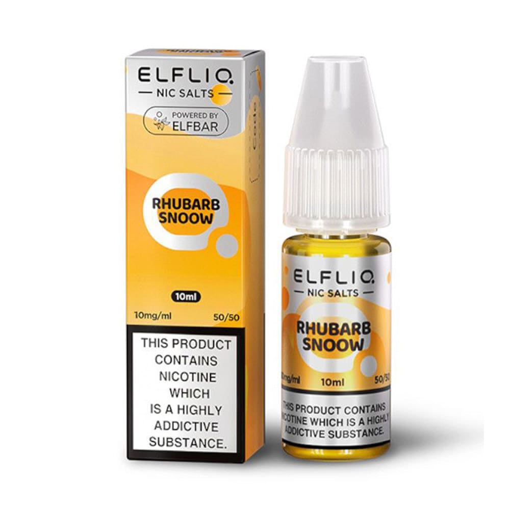 ELFLIQ Rhubarb Snoow 10ml Nic Salt E Liquid