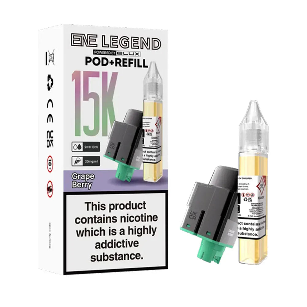 Elux ENE Legend 15K Prefilled Pods - Grape Berry