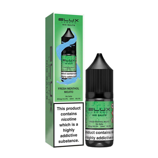 Fresh Menthol Mojito Elux Legend Nic Salt 10ml