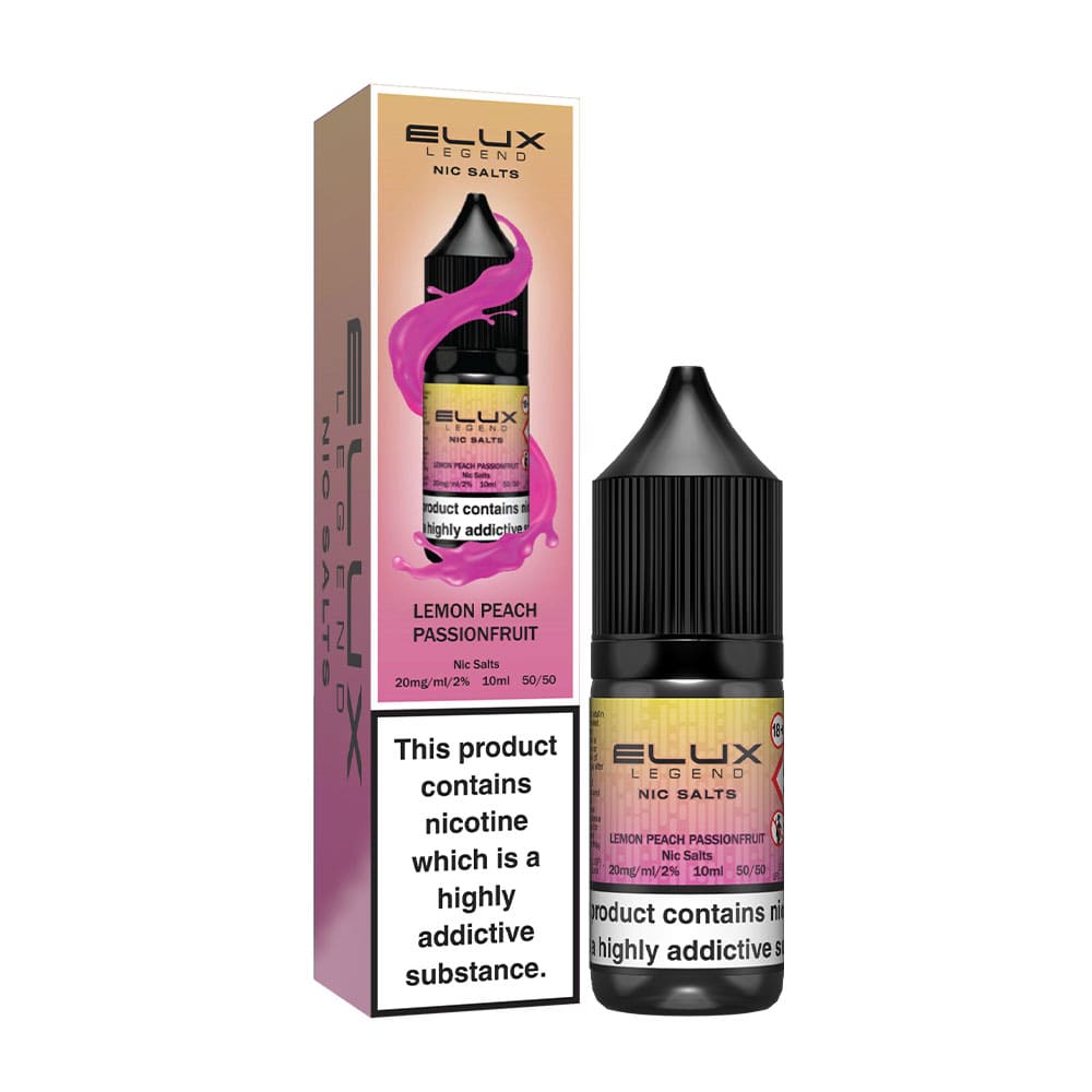 Lemon Peach Passionfruit Elux Legend Nic Salt 10ml