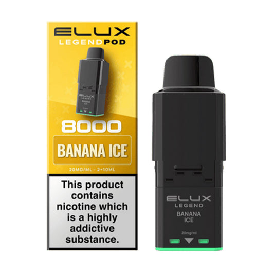 Elux Legend 8000 Prefilled Pod banana ice