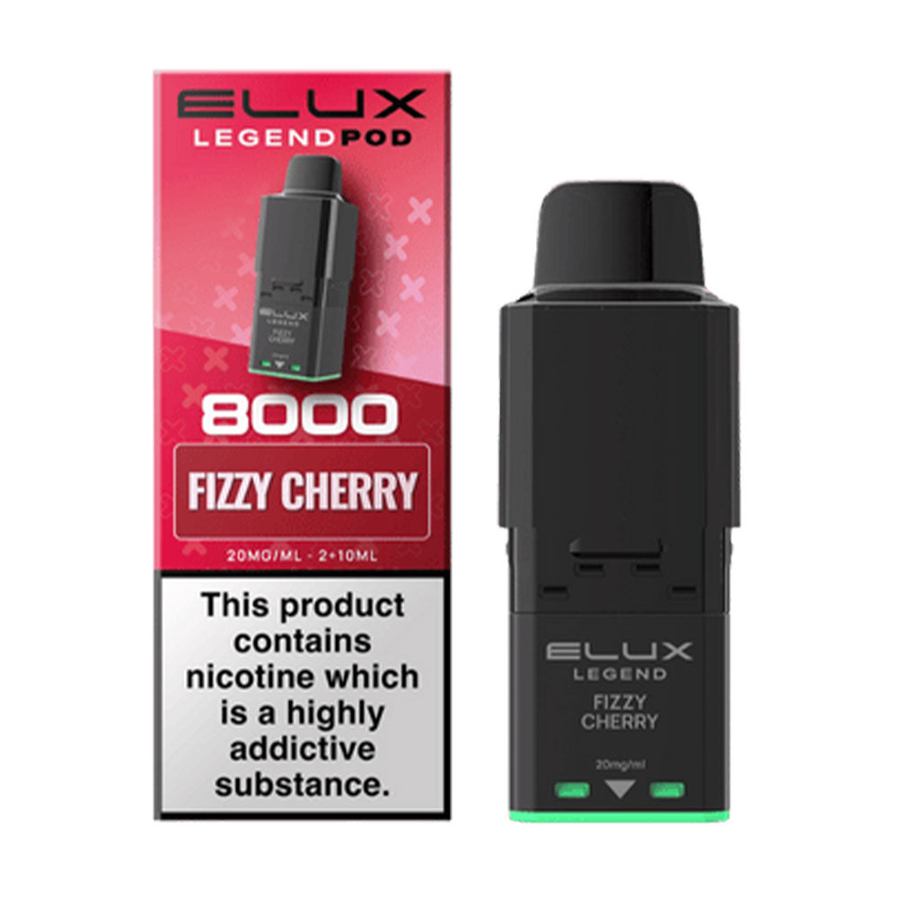 Elux Legend 8000 Prefilled Pod Fizzy Cherry