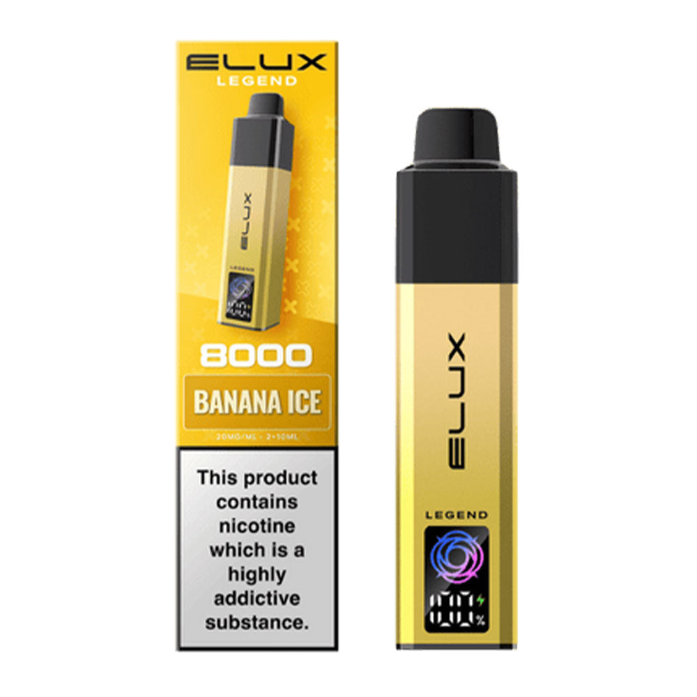 ELUX Legend 8000 Banana Ice vape device