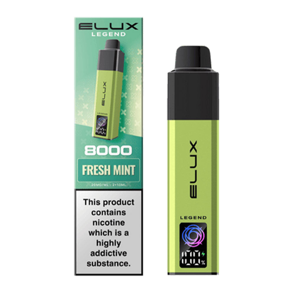 ELUX Legend 8000 vape in Fresh Mint