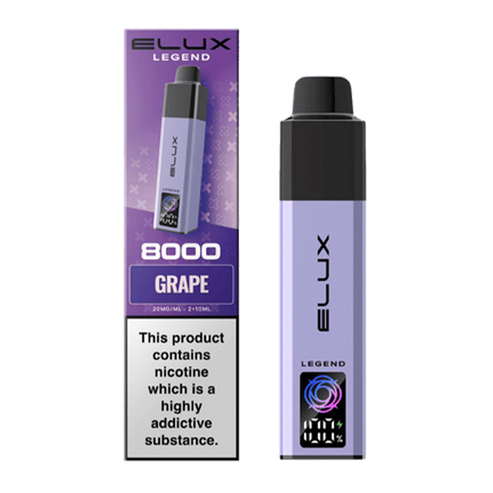 Elux Legend 8000 Prefilled Pod Kit Grape
