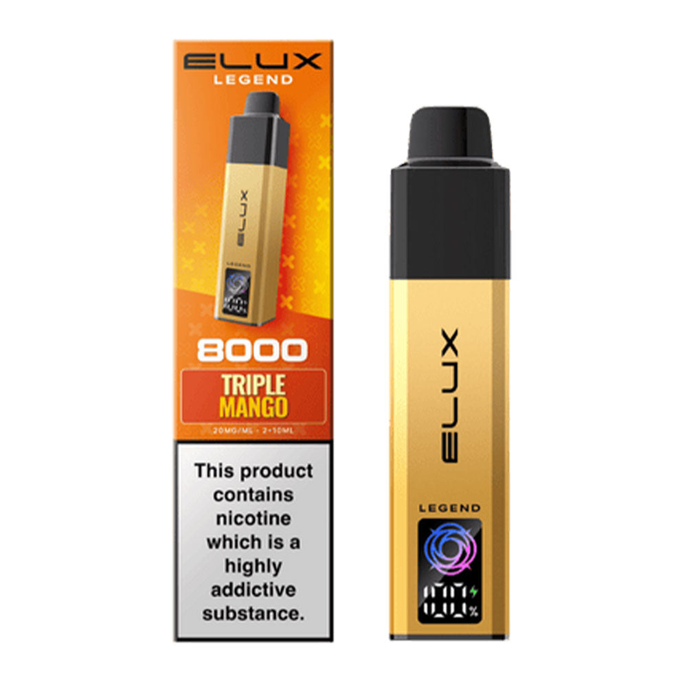 ELUX Legend 8000 vape device in Triple Mango