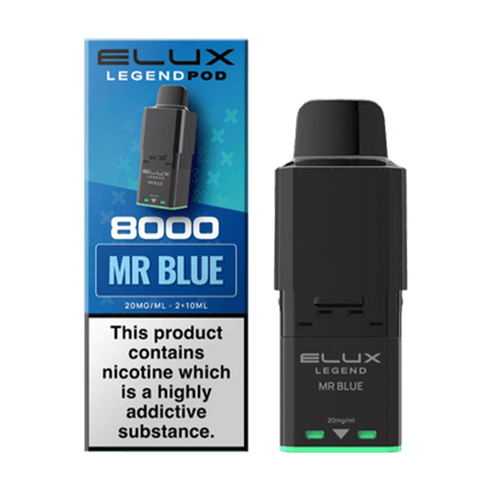 Elux Legend 8000 Prefilled Pod Mr Blue