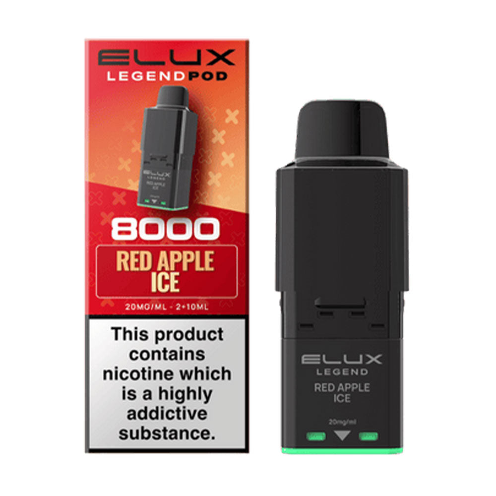 Elux Legend 8000 Prefilled Pod Red Apple Ice