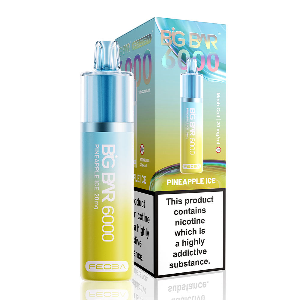 Feoba Big Bar 6000 Puffs Disposable Vape | 3 For 15