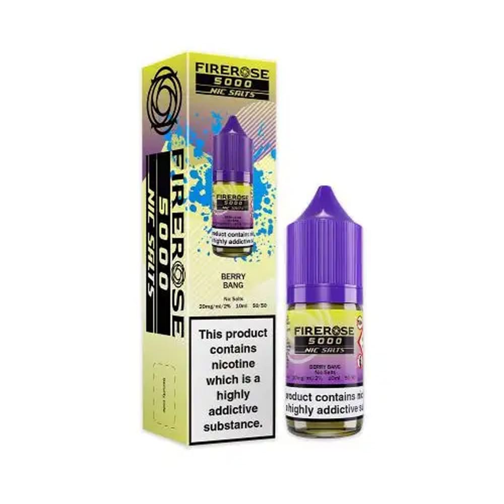 Berry Bang Firerose 5000 10ml Nic Salt E Liquid